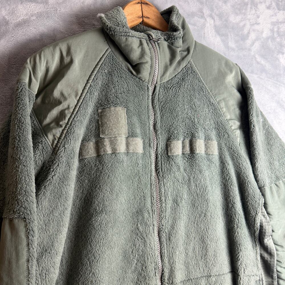 US Military Gen‎ III Cold Weather Fleece Jacket Green Sz Large